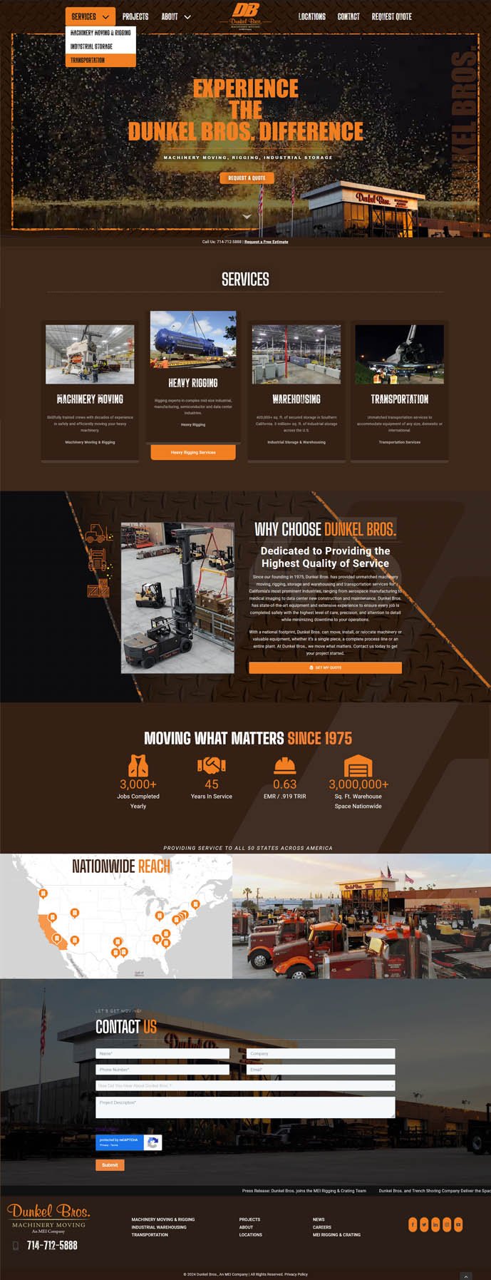 Dunkel home page