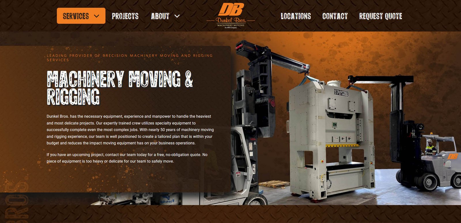 Specialist Machinery Moving